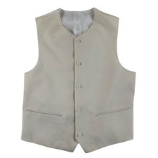 Men's Formal Dress Suit Vest - Cream/Beige - Large