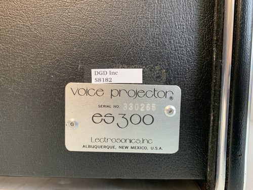Vintage Lectrosonics Voice Projector ES300 S8182 - Picture 6 of 6