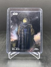2025 Topps Chrome Star Wars Captain Blex Debut Mustafar Black 01/10 #15 Bookend