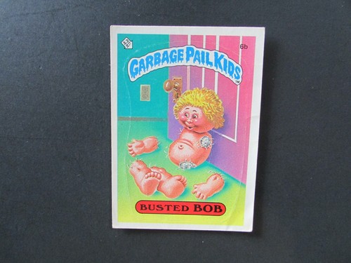 1985 Topps Garbage Pail Kids 1st Series 1 Glossy Card #6b Busted Bob *Low Grade*