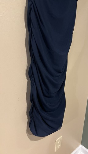 Love X Design Women’s Navy Blue One Shoulder Bodycon Dress Size Medium - Picture 3 of 6