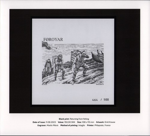Färöer Insel 2023 Martin Mörck M. Morck Briefmarke Nr. 1000 Ordner MNH +... - Picture 6 of 8