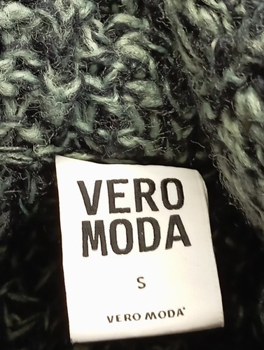 VERO MODA Jersey de cuello alto Mujeres Jersey Talla EU 36 verde grisáceo-taupe - Imagen 4 de 5