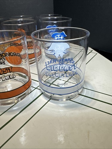 Vintage Big East Basketball Glasses - Lot of 22 - 8 Teams - Getty - Picture 11 of 15