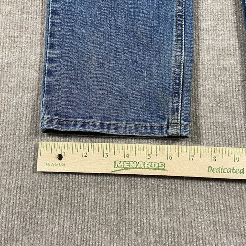 Pantalones de mezclilla Levis 541 para hombre 32x31 calce atlético lavado medio azul elástico patín - Imagen 15 de 15