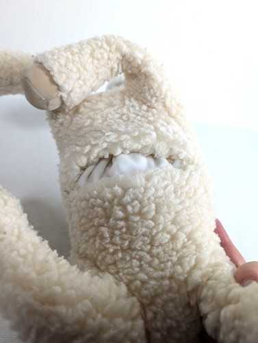 Folkmanis 14" Lamb Sheep Full Body Puppet Stuffed Plush Sherpa Play Pretend Toy - Picture 7 of 7