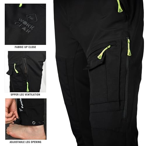 Men's Hiking Pants - Durable Fishing & Work Pants, Ventilated, Multiple - Picture 6 of 7
