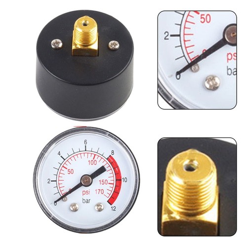 Multi Purpose Compressor Gauge for Various Applications 0 170 PSI 0 12 Bar - Picture 9 of 9