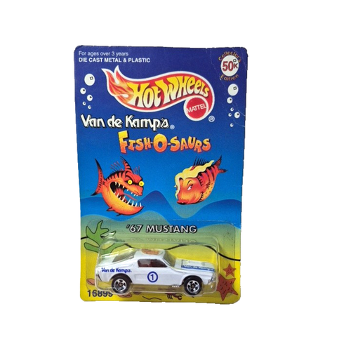 Hot Wheels 1967 Mustang Van de Kamp’s Fish O Saurs 50k Collectors Edition 1996