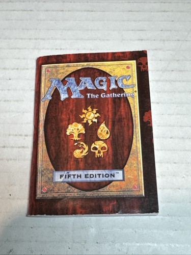 1996 Magic The Gathering Deckmaster 5th Edition Rule Book- Book Only - Picture 1 of 8