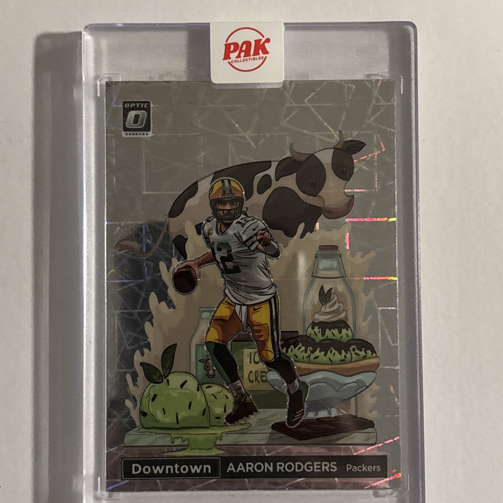 2022 Panini Donruss Optic Downtown Aaron Rodgers Green Bay Packers