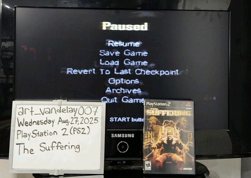 The Suffering (PS2, 2004) *CIB w/ Reg Card* VGC* Black Label* Tested! FREE SHIP! - Picture 20 of 20