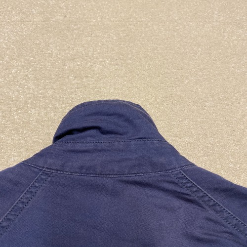 Paul Smith Field Jacket Men's Medium Blue Navy Full-Zip Military High-Neck - Picture 13 of 18