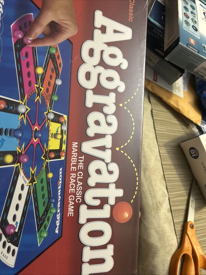 New Sealed Aggravation The Classic Marble Race Game Ages 6 & Up Family Fun - Image 3 of 4
