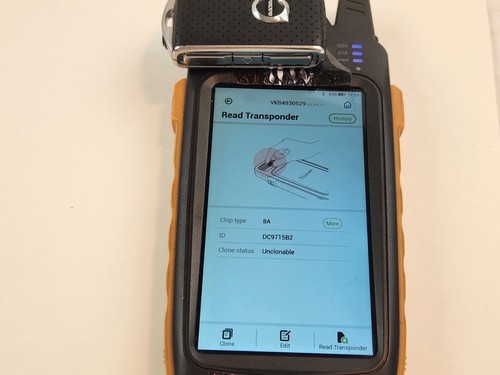 FOR PARTS ONLY ORIGINAL VOLVO OEM SMART KEY LESS REMOTE FOB PERFORATED LEATHER - Picture 13 of 14