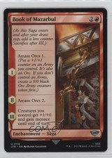 Book of Mazarbul Magic: Universes Beyond: Tales Middle Earth Lord the Rings LTR