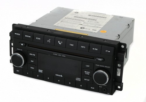 2007-2011 Chrysler Sebring AM FM Radio 6 Disc DVD CD w Satellite REQ 05064922AE