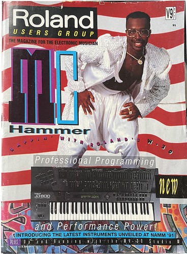 Vintage Roland Users Group Magazine - V.9N.1 - Winter '91 Edition