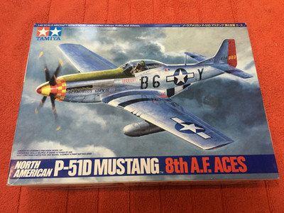 1:48 TAMIYA 61089 NORTH AMERICAN P-51D MUSTANG 8th A.F. ACES