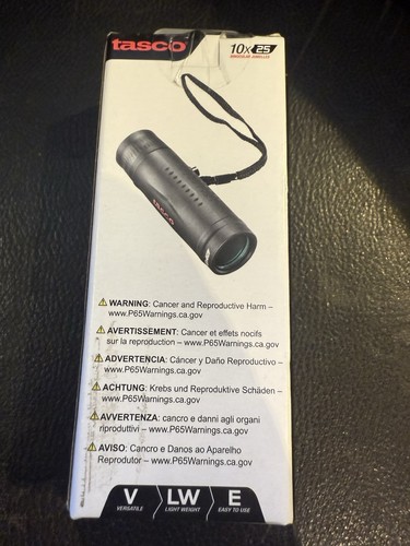 Tasco Essentials 568RB Monocular Brand New - Picture 3 of 3