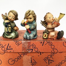 Hummel Set 3 Angels 357 Guiding-tm5 358 Shining tm4 359 Tuneful-tm5 Orig Box