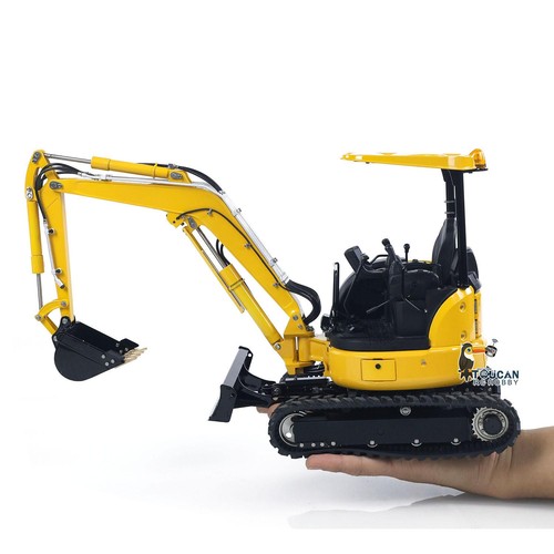 En stock LESU 1/14 Mini Excavadora Hidráulica RC RTR PC30 Metal 6CH Válvula Excavadora - Imagen 6 de 12