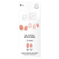 Dashing Diva Glaze Semi-Cured Gel Nails, Rose Bouquet 32 Nail Strips GAM24