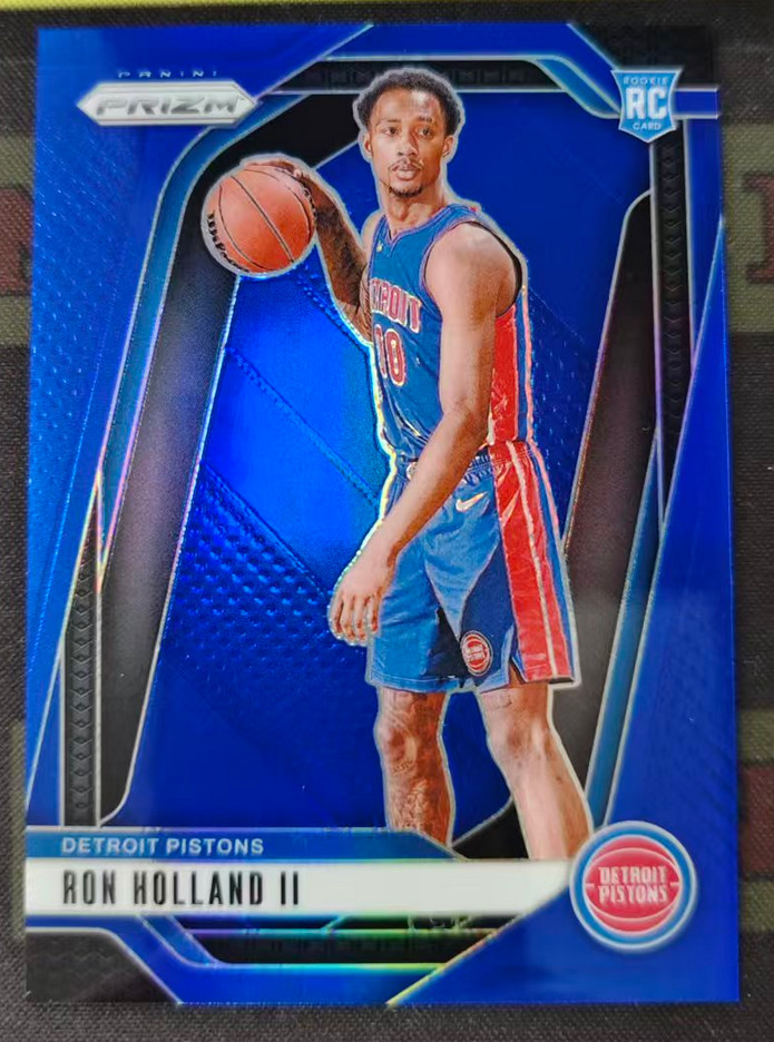 Ron Holland II 2024-25 Panini Prizm 141/199 Blue RC Pistons #269
