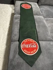 Vintage Coca-Cola Ice Cold Coca Cola Sold Here Table Runner 13" x 70”Green Red