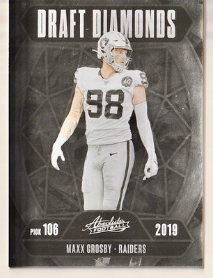 Maxx Crosby - 2025 Panini Absolute - Draft Diamonds #DD-MCY