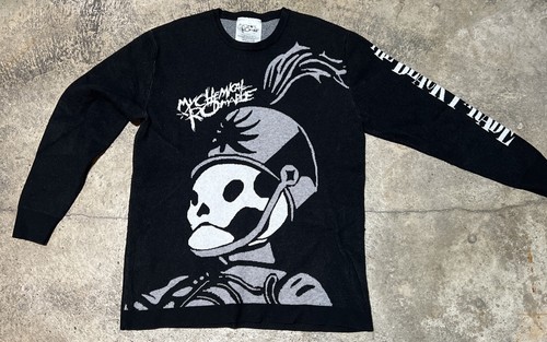 My Chemical Romance Sweater Women's L Black The Black Parade Emo Rock