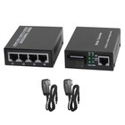 10/100M Single Mode 3KM 4 RJ45 and 1 SC fiber Port Optic Media Converter f