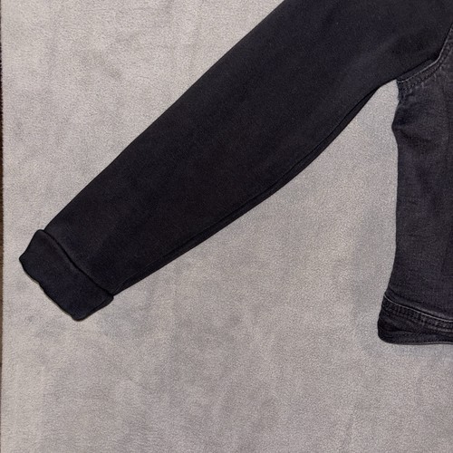 Wall Flower Authentic Denim Dreamer Fit Black Hooded Jacket Large - Picture 8 of 9