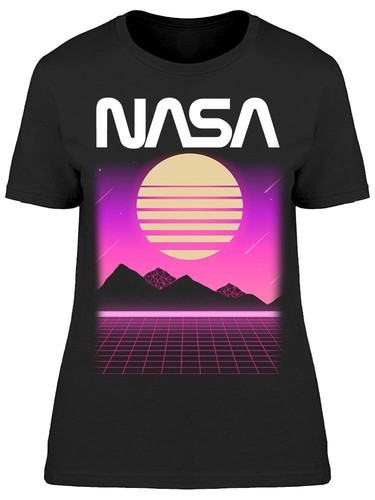 Offiziell lizenziertes NASA Geometric Sunset - Damen T-Shirt - Bild 3 von 7