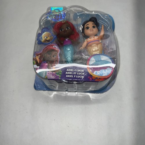 NEU Disney Junior Arielle & Lucia 4" bewegliche farbwechselnde Figuren 2 Puppen Set - Bild 1 von 3