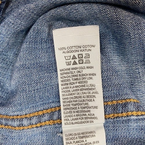 Lucky Brand Sportswear Denim Western Shirt Mens Long Sleeve Blue Large - Picture 8 of 9