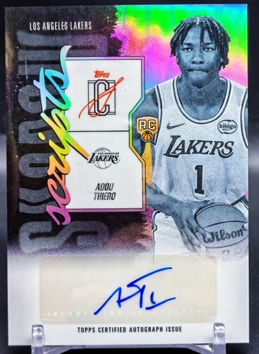 2025 Topps Signature Adou Thiero Base (RAW)