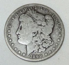 1890 O Morgan Dollar  New Orleans Good Condition