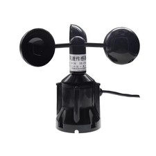 Polycarbonate Three-Cup Anemometer RS485 Wind Speed Sensor Transmitter 0-30M/S