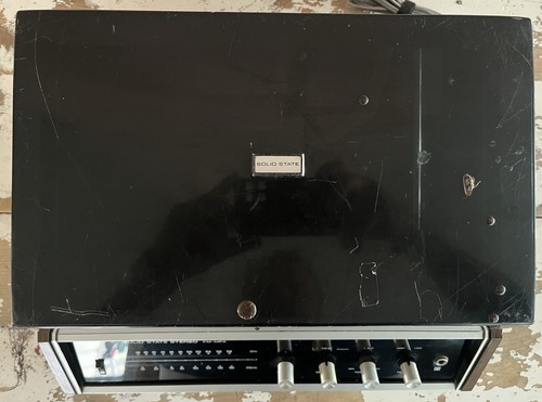 Fonografo stereo AM/FM vintage Penncrest stato solido modello 1310 testato e funzionante - Foto 19 di 24
