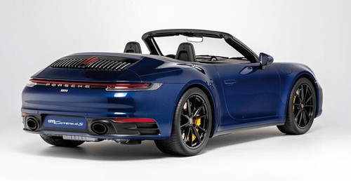 Porsche 911 992 Carrera 4S 2020 Blue Gentian MINICHAMPS 800662000 1/8 Cabriolet - Picture 5 of 5