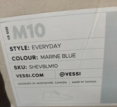 Vessi M10 Everyday marine blue  Sku Shevblm10 Preowned - Picture 7 of 7