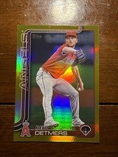 2025 Topps Series 2 - Reid Detmers #471 Gold Foil board 14/50 Angels