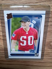2021 Panini Donruss Mac Jones Rated RC #255 Portrait SP San Francisco 49ers Mint