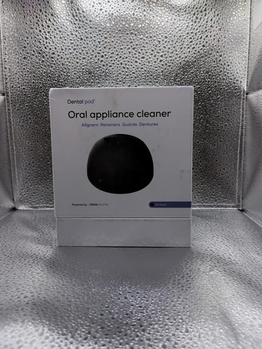 Zima Dental Pod Ultraschallreiniger Aligner Schutz Zahnersatz Jet Black Neu