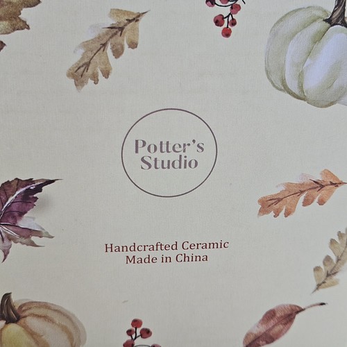 Potter's Studio Thanksgiving Salz und Pfeffer Set mit Tablett Keramik Truthahn - Bild 7 von 8