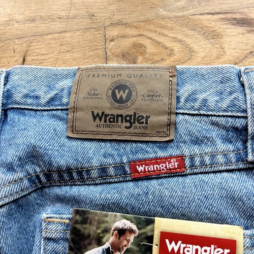 NWT Wrangler Jeans Men's Size 31x30 5 Star Regular Fit Light Denim Blue Work - Bild 8 von 12