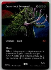 Craterhoof Behemoth (Borderless) M Tarkir: Dragonstorm 346 NM