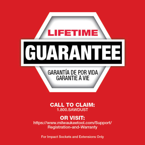 For Milwaukee 49-66-7022 9PCS SHOCKWAVE 1/2" Drive SAE 6 Point Socket Set  - Picture 6 of 6