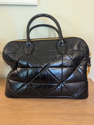 HTF Black MARC JACOBS Handbag Carolyn Quilted Genuine Leather Luxury EUC! - Picture 6 of 20